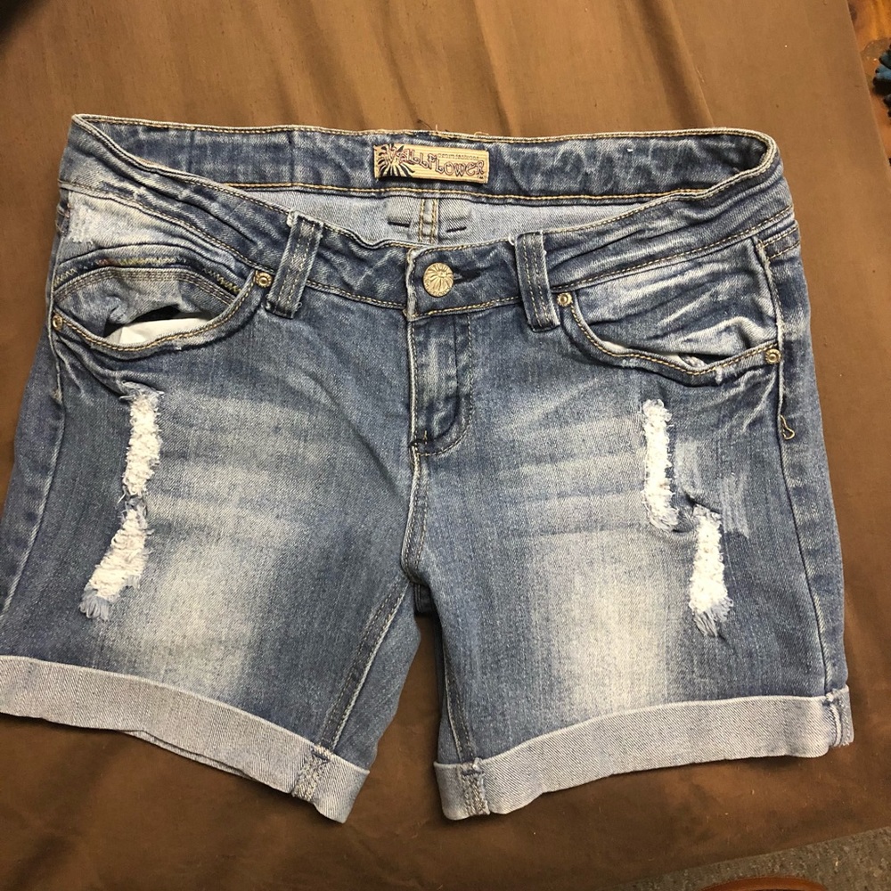 Wildflower jean shorts